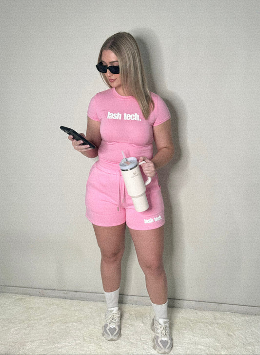LASH TECH TEE - PINK