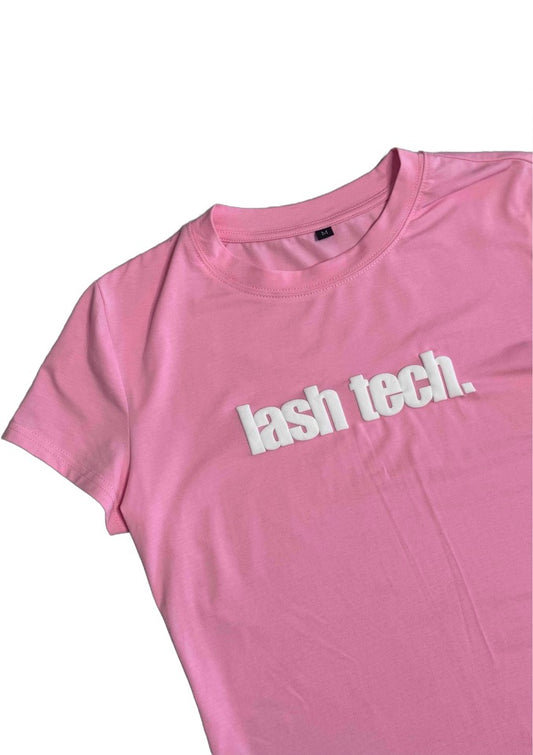 LASH TECH TEE - PINK